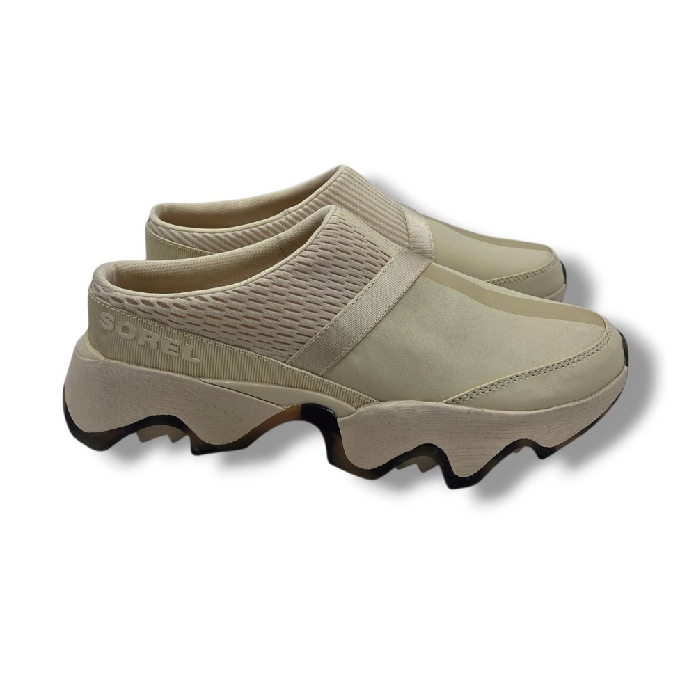 Sorel Kinetic Impact Strap II Sneakers Womens 10 Beige Sea Salt NL4955-292